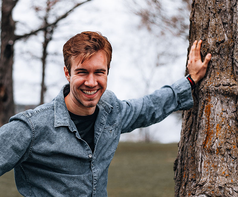 Happy man